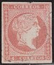 Spain 1856 Isabel II 4 Cu. Red Edifil 48